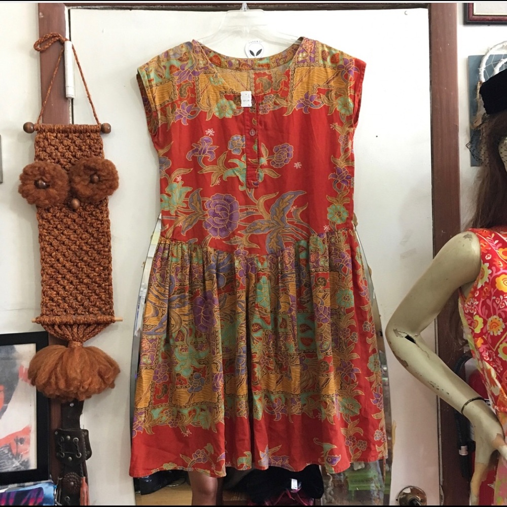 Super Soft Vintage Batik Dress